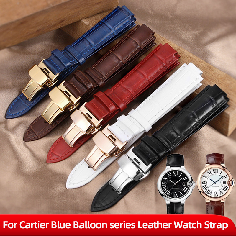 حزام ساعة من الجلد الأصلي لسلس - مراجعة Cartier Watch Ballon Bleu وسعره