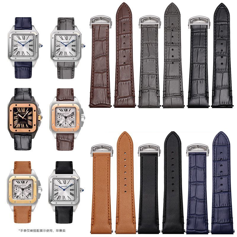 حزام ساعة جلدي 21 ملم لساعة كا - مراجعة Cartier Watch Santos وسعره