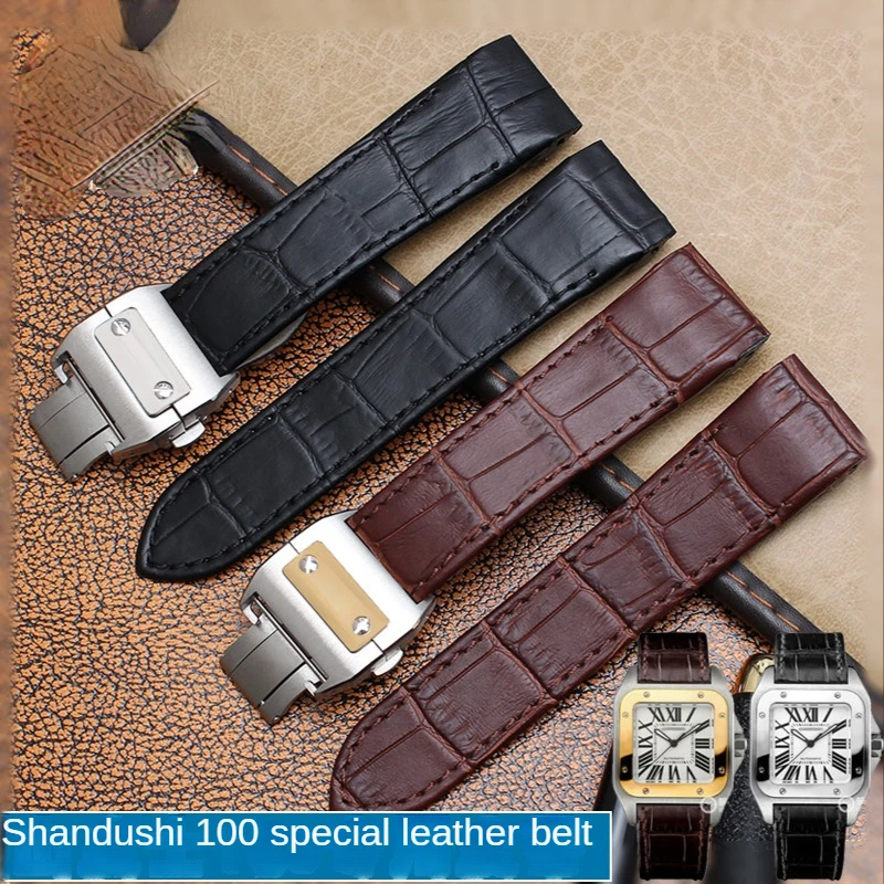 جلد طبيعي حزام الساعات لكارتيي - مراجعة Cartier Watch Tank وسعره