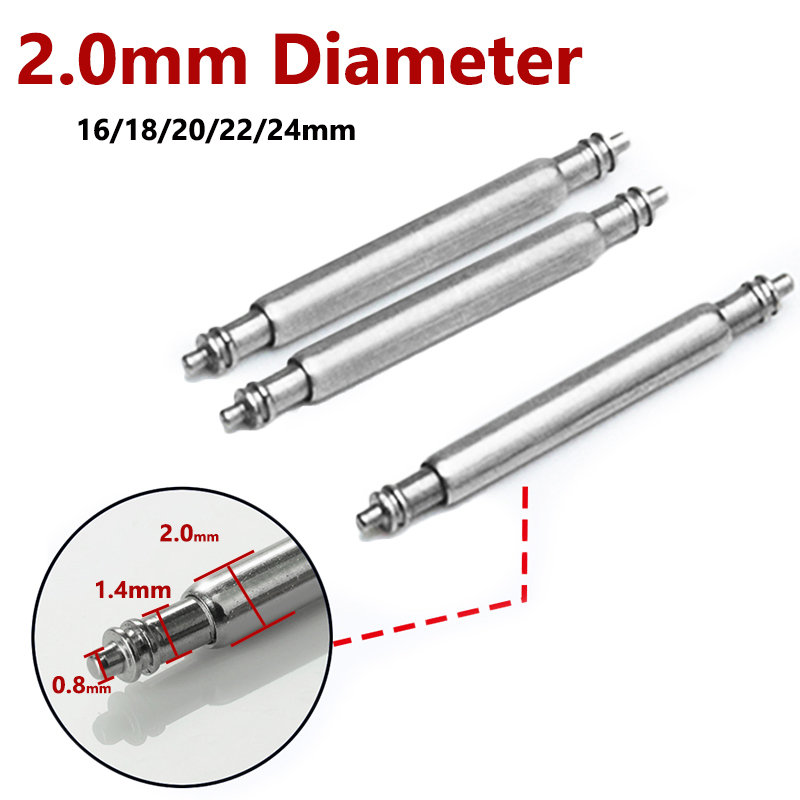 2.0 مللي متر قطر حزام (استيك) - مراجعة Spring Bar Tool Set وسعره