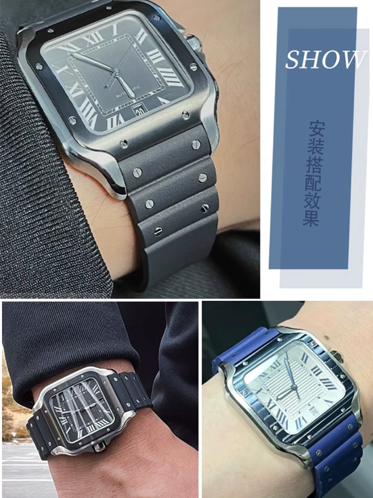 حزام ساعة كارتييه سانتوس للرجا - مراجعة Cartier Watch Santos وسعره