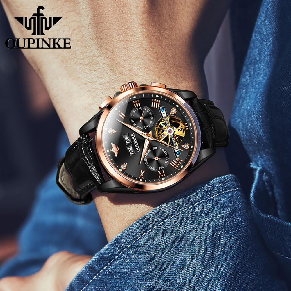 OUPINKE 3186 ساعة رجالي فاخرة  - مراجعة Omega Watch Constellation وسعره