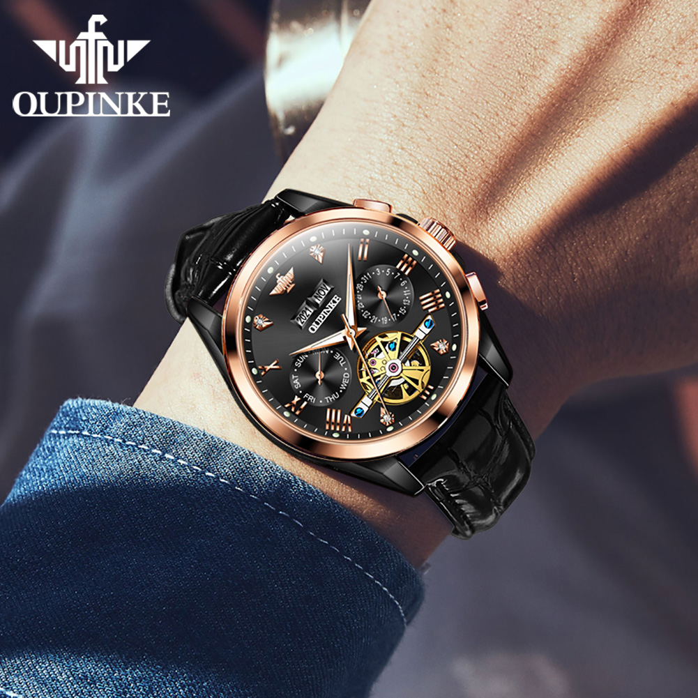 OUPINKE 3186 ساعة رجالي فاخرة  - مراجعة Omega Watch Constellation وسعره