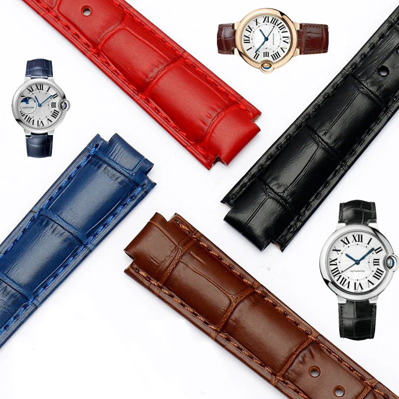 حزام ساعة من الجلد الأصلي لسلس - مراجعة Cartier Watch Ballon Bleu وسعره