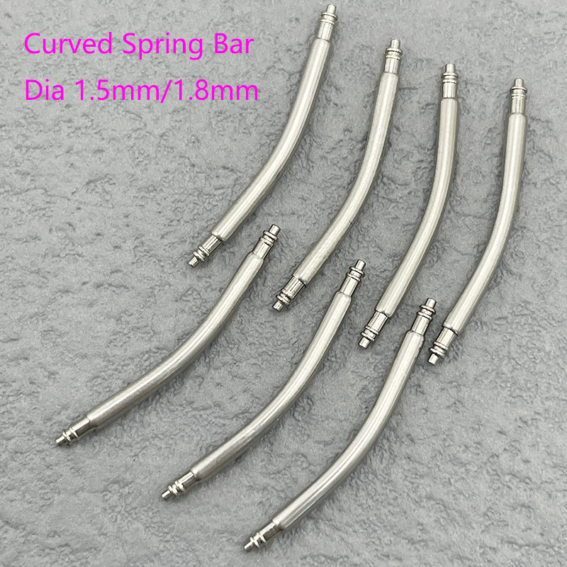 قضبان زنبركية منحنية بقطر 1.5  - مراجعة Curved Spring Bar وسعره