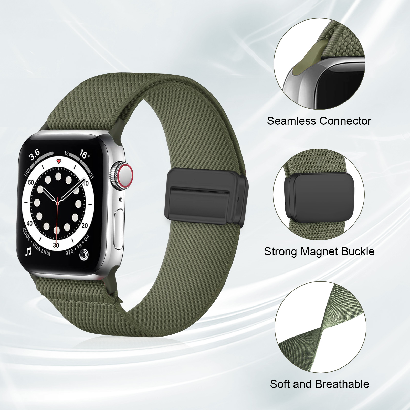 حزام مغناطيسي لساعات أبل، مقاس - مراجعة Milanese Loop Magnetic وسعره