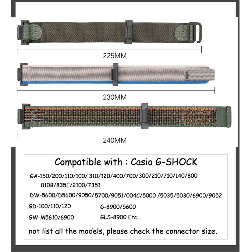 16 مللي متر حزام الساعات ل كاس - مراجعة Nato Strap Nylon وسعره