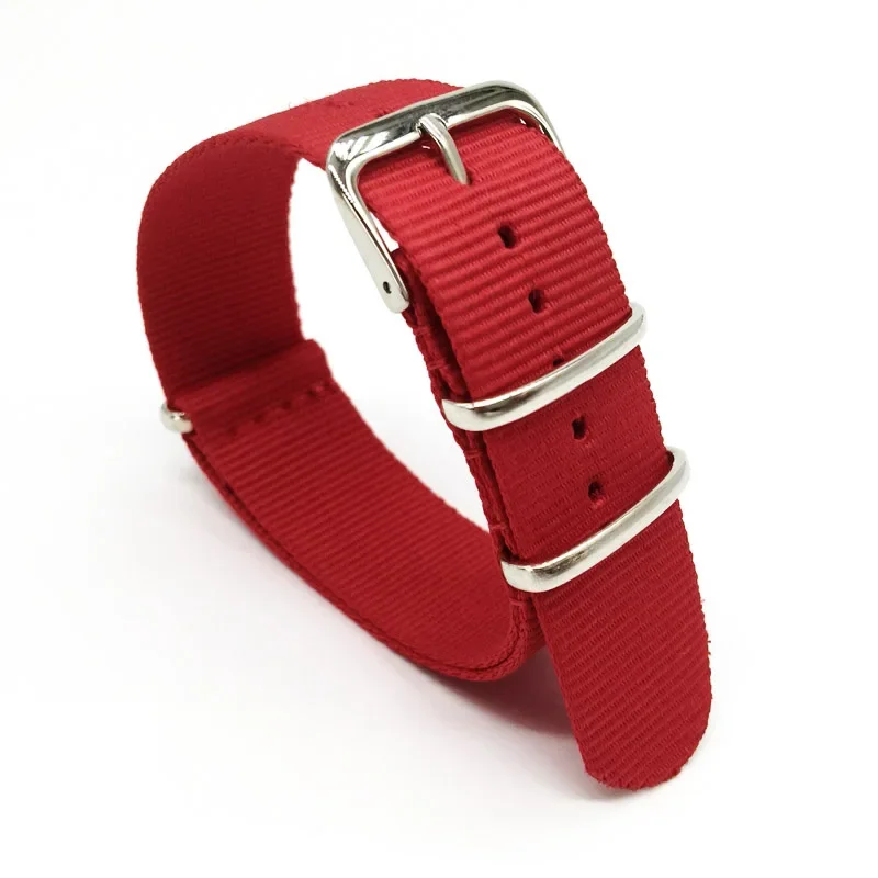 الأحمر النايلون حزام الرجال وا - مراجعة Nato Strap Nylon وسعره