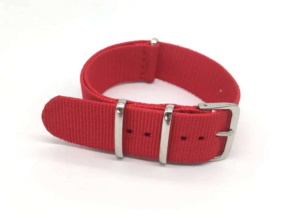 الأحمر النايلون حزام الرجال وا - مراجعة Nato Strap Nylon وسعره