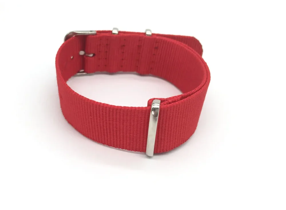 الأحمر النايلون حزام الرجال وا - مراجعة Nato Strap Nylon وسعره