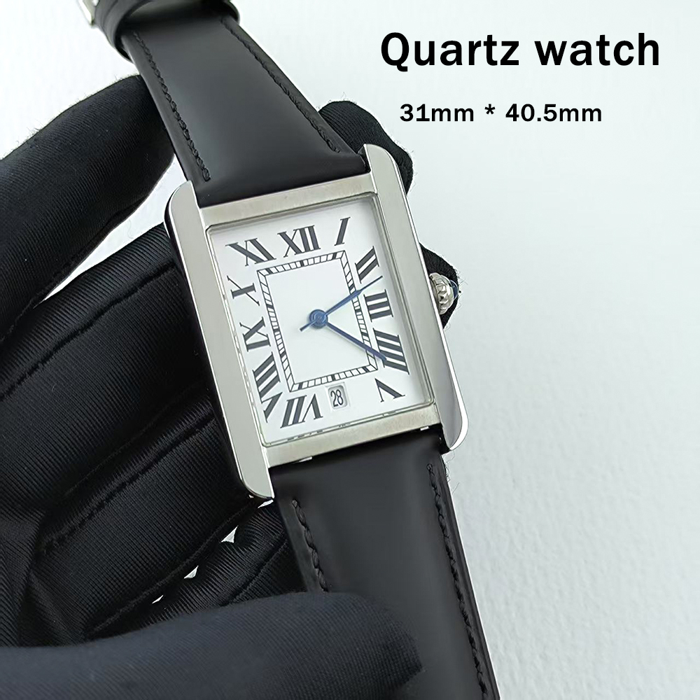 ساعة رجالية عالية الجودة بحركة - مراجعة Cartier Watch Tank وسعره
