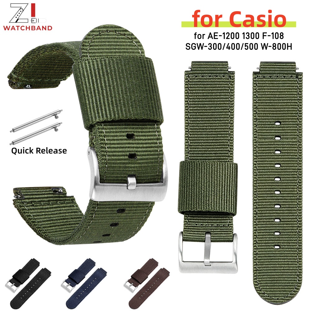 حزام ساعة من القماش والنايلون  - مراجعة Nato Strap Nylon وسعره