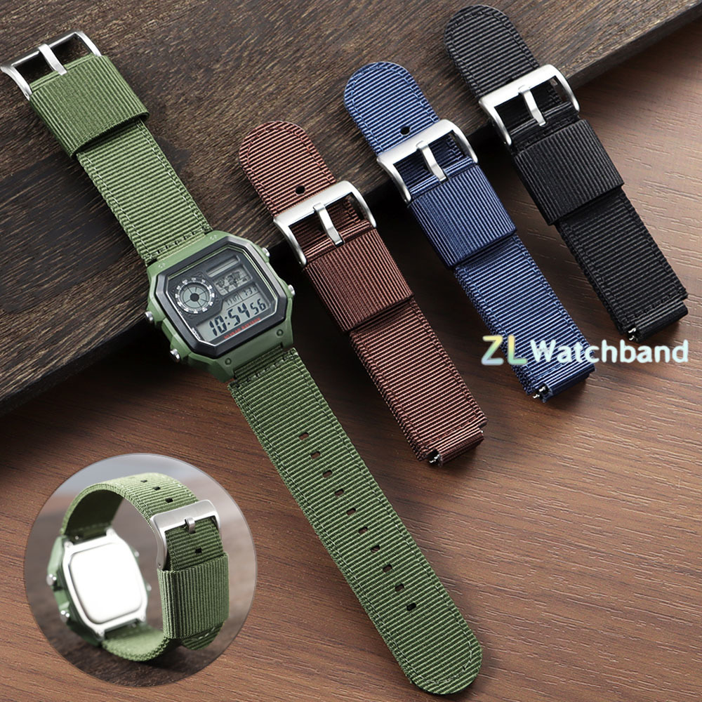 حزام ساعة من القماش والنايلون  - مراجعة Nato Strap Nylon وسعره